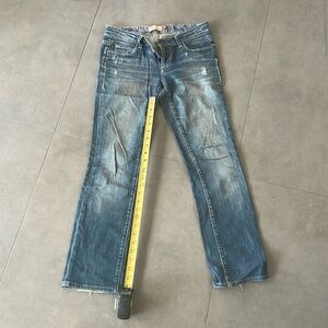 Paige Sasha high rise wide leg Cotten blend jeans
Size 24
Like new